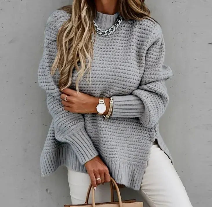 Chunky Knit Sweater - Eyra Apparel