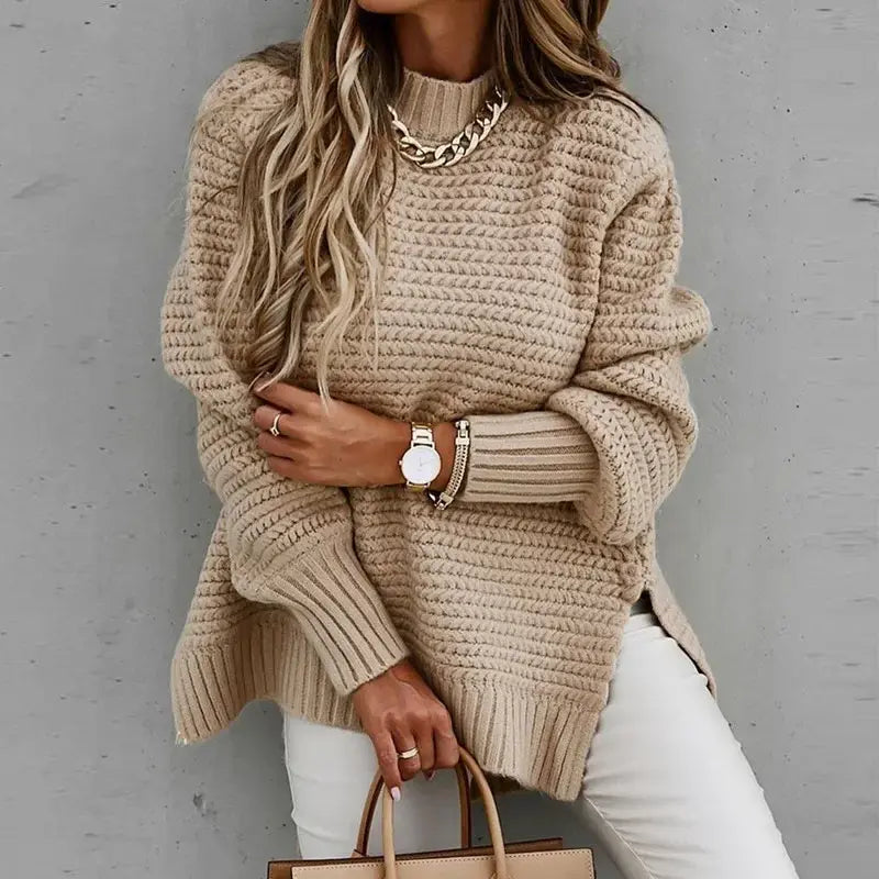 Chunky Knit Sweater - Eyra Apparel